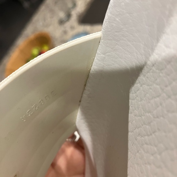 Gucci White Slides with Classic Stripes for men - Picture 3 of 4